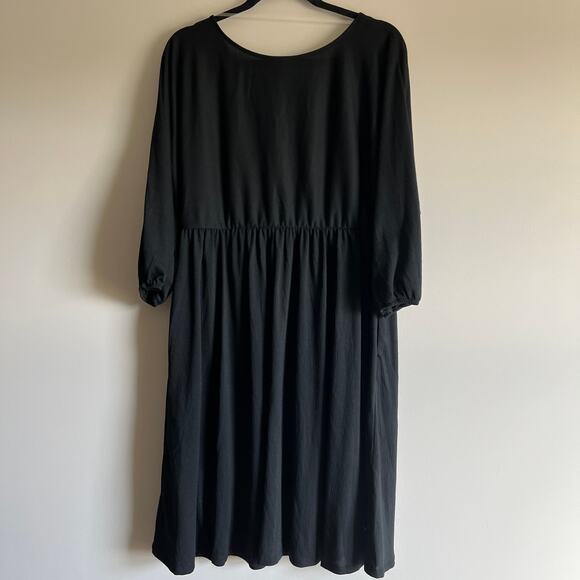 Ava & Viv Women's Black Dolman Sleeve Empire Waist Dress - Size XL - NWT - Picture 6 of 11